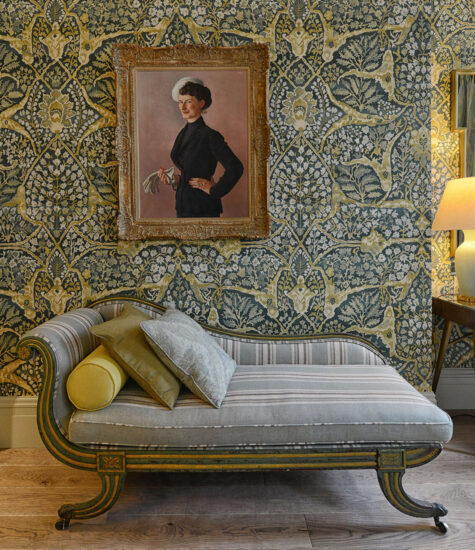 イギリスのインテリア壁紙