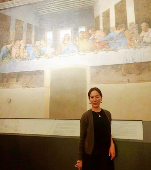 イタリア旅行ミラノ・コモ湖・油絵