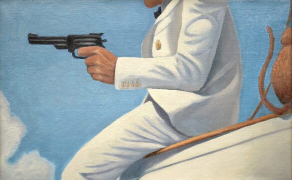 Satomi Takayama_Oil Painting_James Bond_London based artist_007