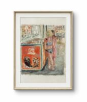Limited Edition Giclée Print - "Girls with Ice Cream"