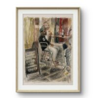 Limited Edition Giclée Print - "Man at the Bar"