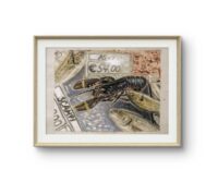 Limited Edition Giclée Print - "Last lobster at Rialto market"